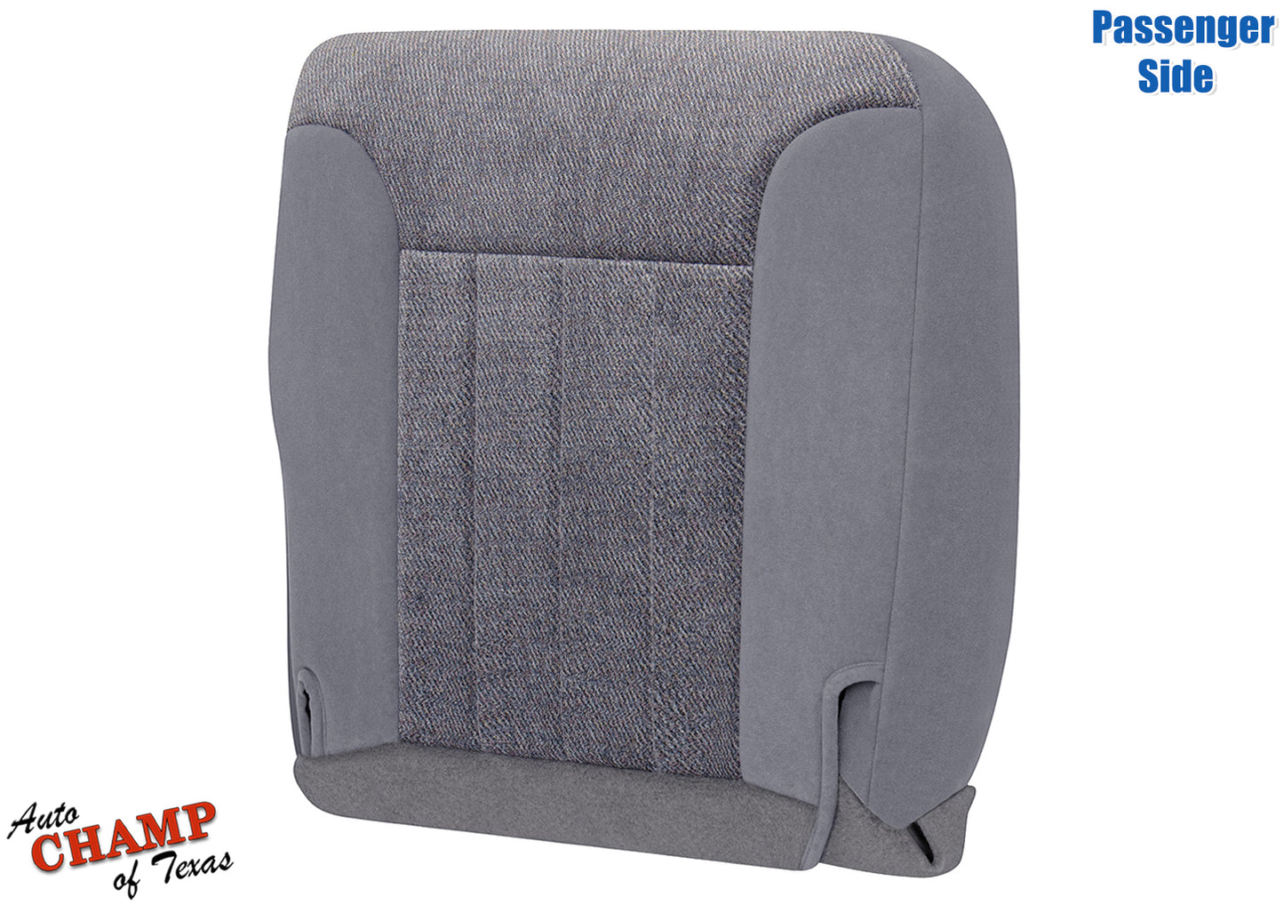 1997 Dodge Ram 1500 SLT Laramie Passenger Side Bottom Cloth Seat Cover Mist Gray