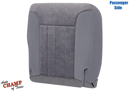 1997 Dodge Ram 1500 SLT Laramie Passenger Side Bottom Cloth Seat Cover Mist Gray