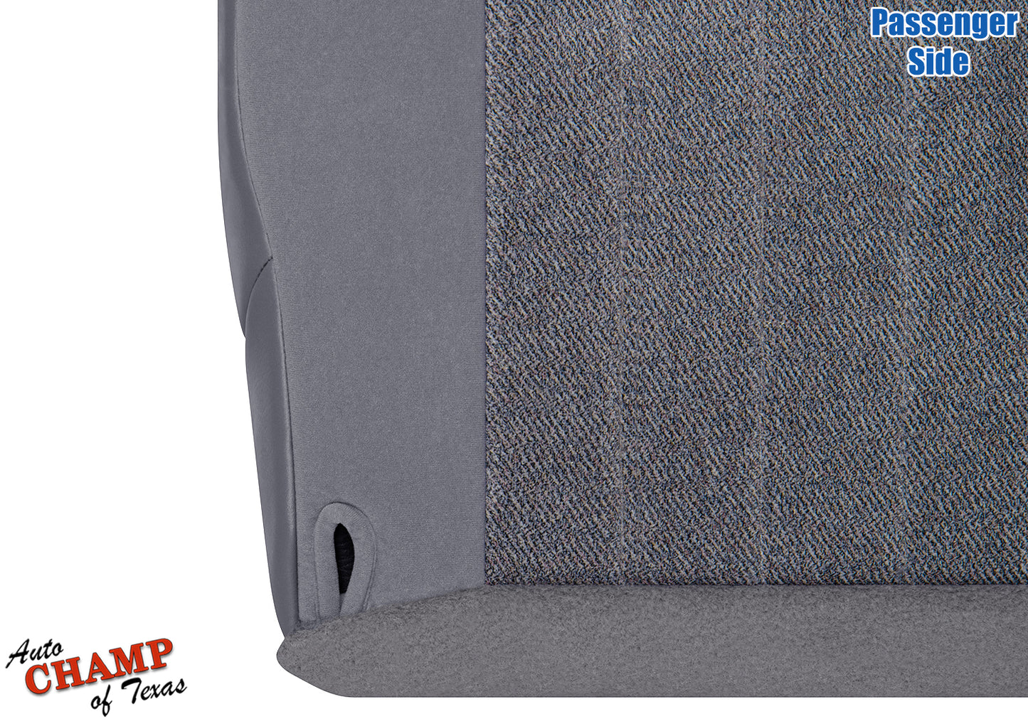 1997 Dodge Ram 1500 SLT Laramie Passenger Side Bottom Cloth Seat Cover Mist Gray