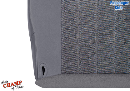1997 Dodge Ram 1500 SLT Laramie Passenger Side Bottom Cloth Seat Cover Mist Gray