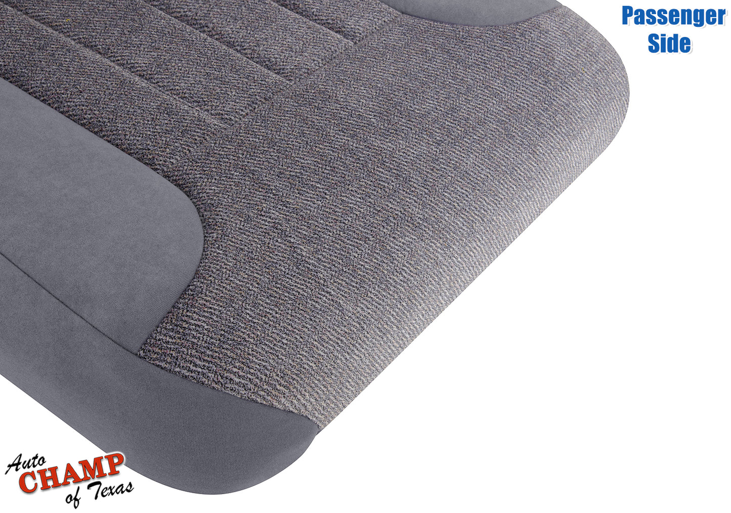 1997 Dodge Ram 1500 SLT Laramie Passenger Side Bottom Cloth Seat Cover Mist Gray