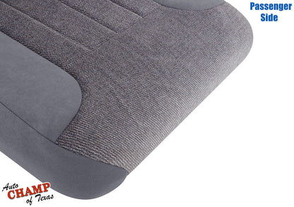 1997 Dodge Ram 1500 SLT Laramie Passenger Side Bottom Cloth Seat Cover Mist Gray