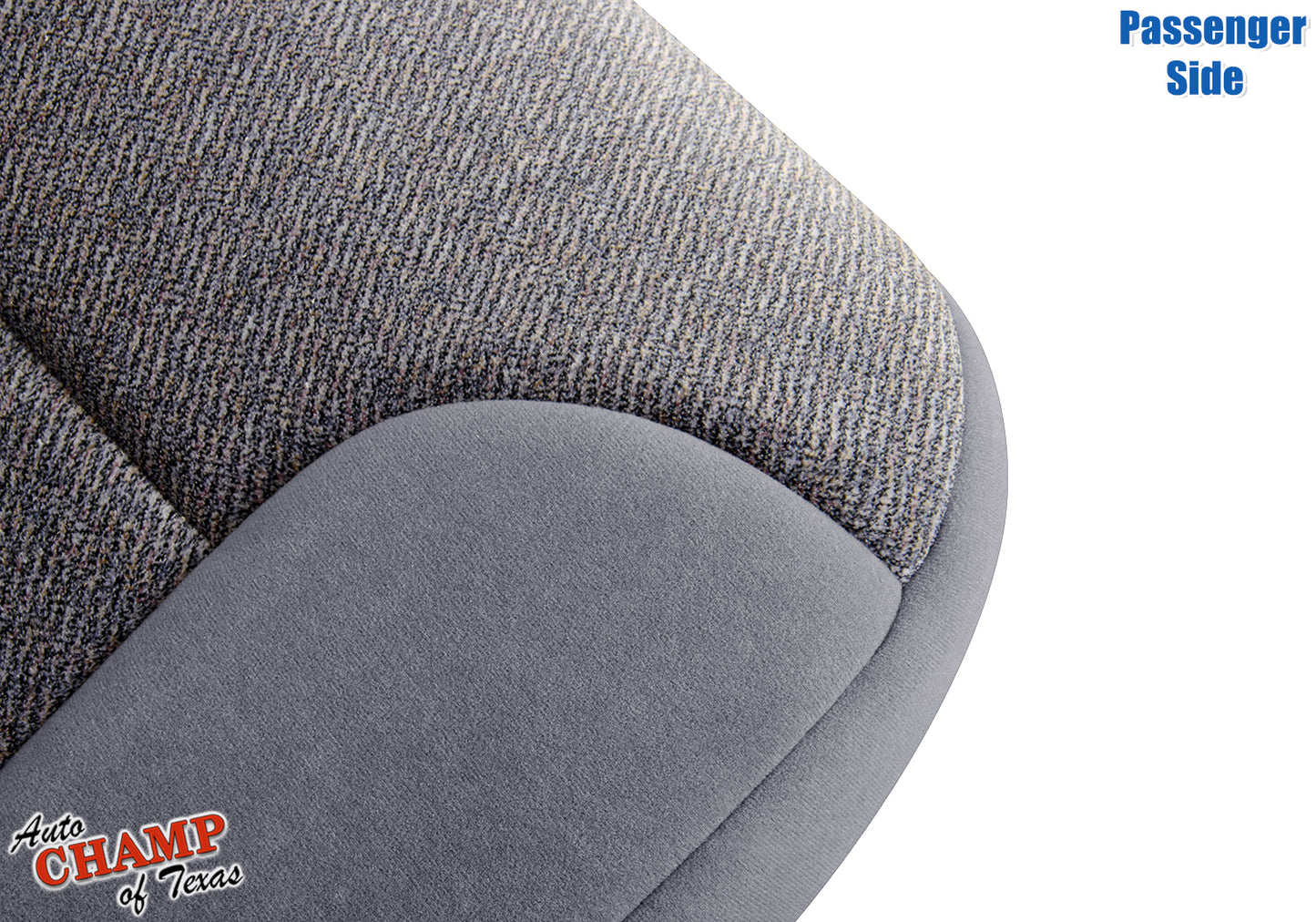 1997 Dodge Ram 1500 SLT Laramie Passenger Side Bottom Cloth Seat Cover Mist Gray