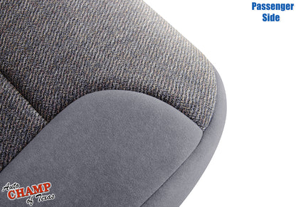 1997 Dodge Ram 1500 SLT Laramie Passenger Side Bottom Cloth Seat Cover Mist Gray