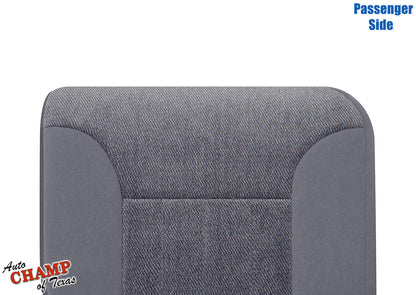 1997 Dodge Ram 1500 SLT Laramie Passenger Side Bottom Cloth Seat Cover Mist Gray