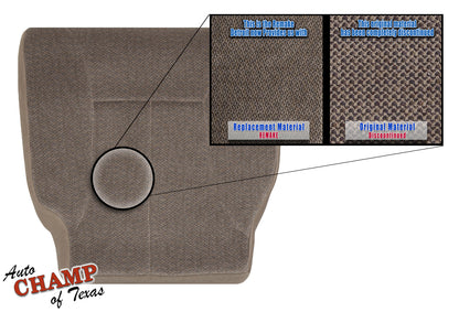 1998-2002 Dodge Ram 1500 SLT Laramie Driver Side Bottom Cloth Seat Cover Tan