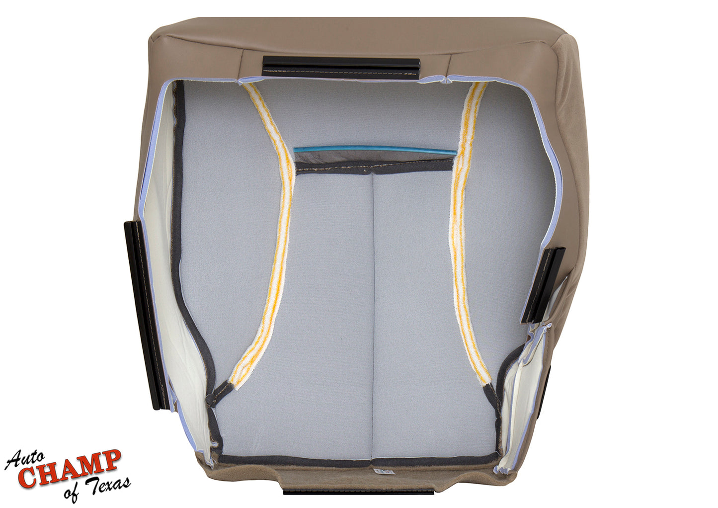 1998-2002 Dodge Ram 1500 SLT Laramie Driver Side Bottom Cloth Seat Cover Tan