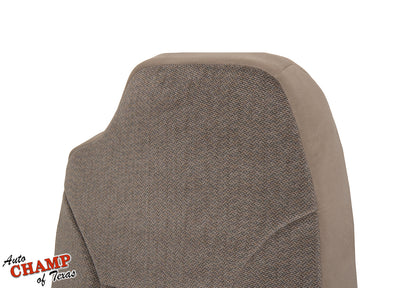 1998-2002 Dodge Ram 1500 SLT Laramie Driver Side Lean Back Cloth Seat Cover Camel Tan