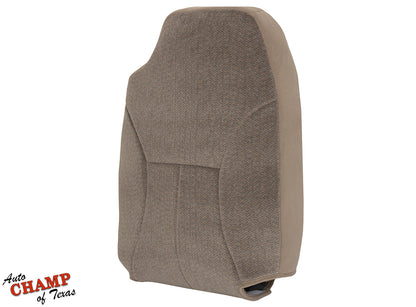 1998-2002 Dodge Ram 1500 SLT Laramie Driver Side Lean Back Cloth Seat Cover Camel Tan