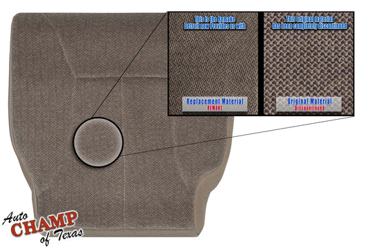 1998-2002 Dodge Ram 1500 SLT Laramie Passenger Side Bottom Cloth Seat Cover Tan