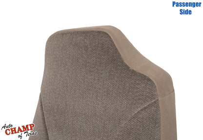 1998-2001 Dodge Ram 1500 SLT Laramie Passenger Side Lean Back Cloth Seat Cover Camel Tan