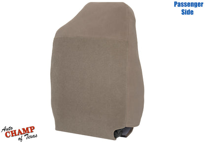 1998-2001 Dodge Ram 1500 SLT Laramie Passenger Side Lean Back Cloth Seat Cover Camel Tan