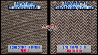 1998-2001 Dodge Ram 1500 SLT Laramie Passenger Side Lean Back Cloth Seat Cover Camel Tan