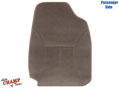1998-2001 Dodge Ram 1500 SLT Laramie Passenger Side Lean Back Cloth Seat Cover Camel Tan