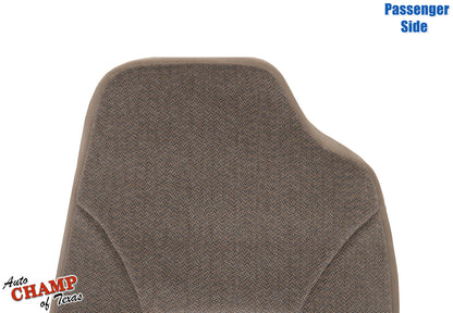 1998-2001 Dodge Ram 1500 SLT Laramie Passenger Side Lean Back Cloth Seat Cover Camel Tan