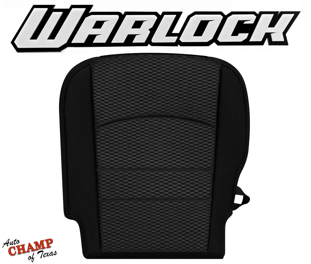 2019-2020 Dodge Ram 1500 Classic Warlock Driver Side Bottom Cloth Seat Cover Black