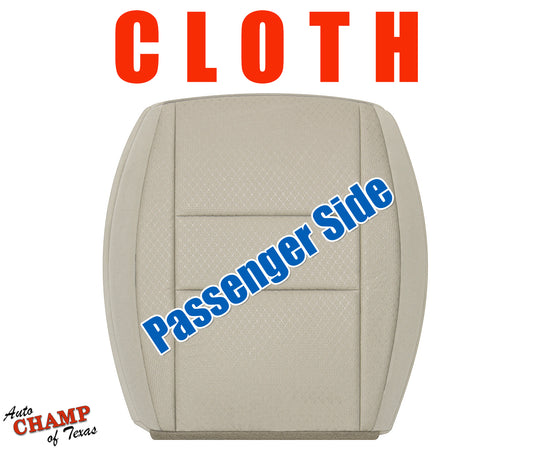 2018-2022 Jeep Grand Cherokee Laredo Passenger Side Bottom Cloth Seat Cover Tan