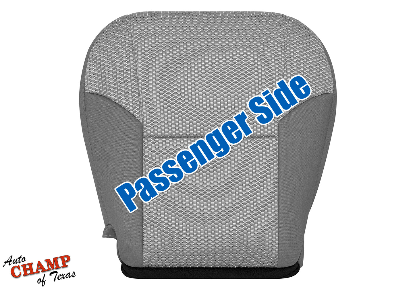 2005–2011 Toyota Tacoma Passenger Side Bottom Cloth Seat Cover Gray