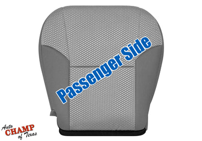 2005–2011 Toyota Tacoma Passenger Side Bottom Cloth Seat Cover Gray