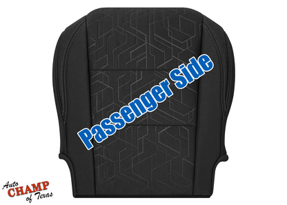 2020-2023 Toyota Tacoma TRD Passenger Bottom Cloth Seat Cover Graphite Black