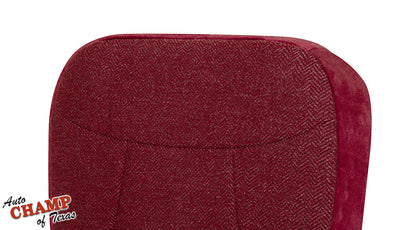 1992–1993 Ford Bronco XLT Driver Bottom Cloth Seat Cover Scarlet Red