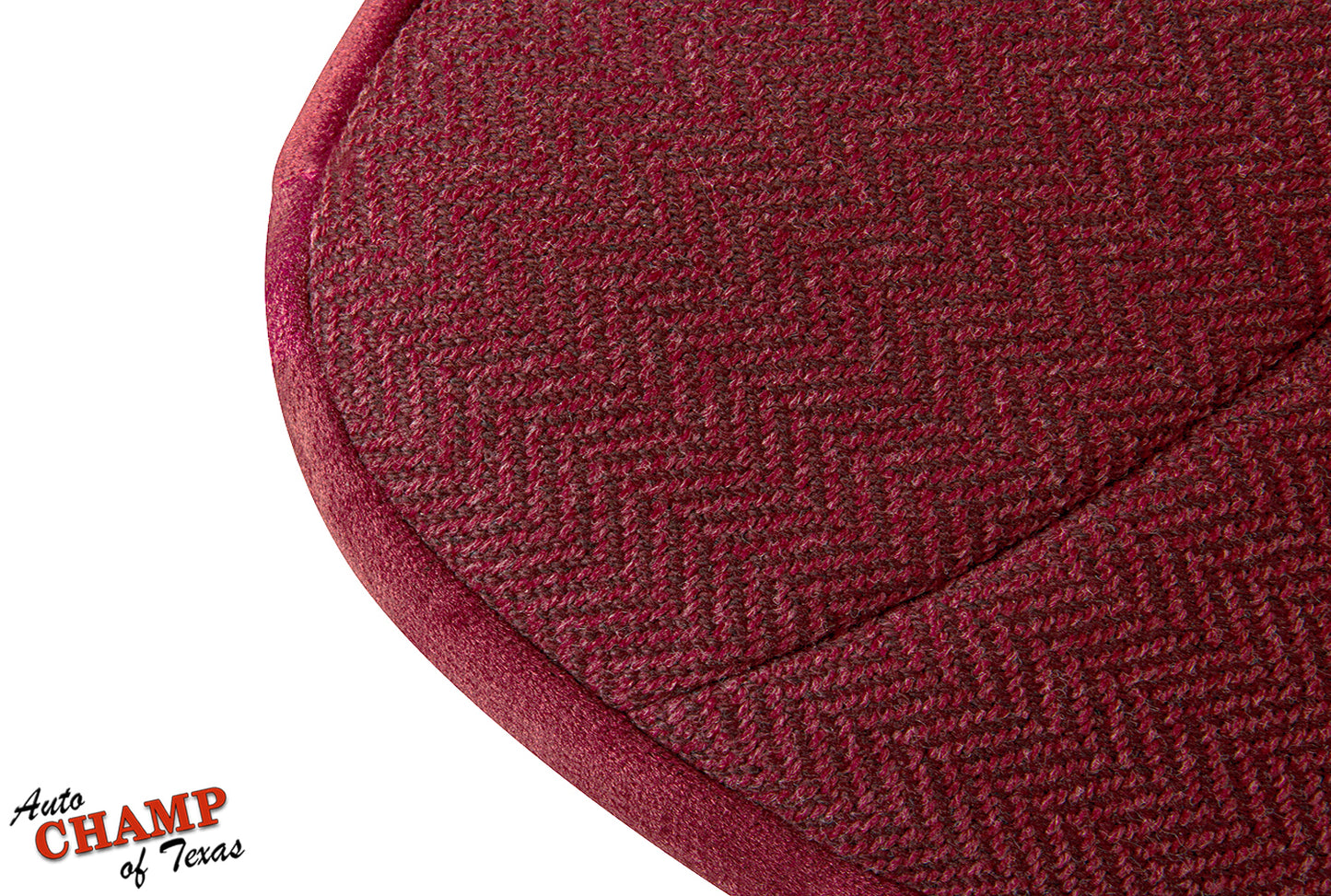 1992–1993 Ford Bronco XLT Driver Bottom Cloth Seat Cover Scarlet Red