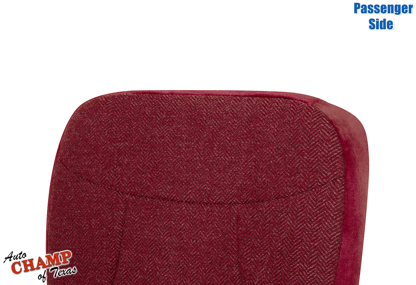 1992-1993 Ford Bronco XLT Passenger Bottom Cloth Seat Cover Scarlet Red
