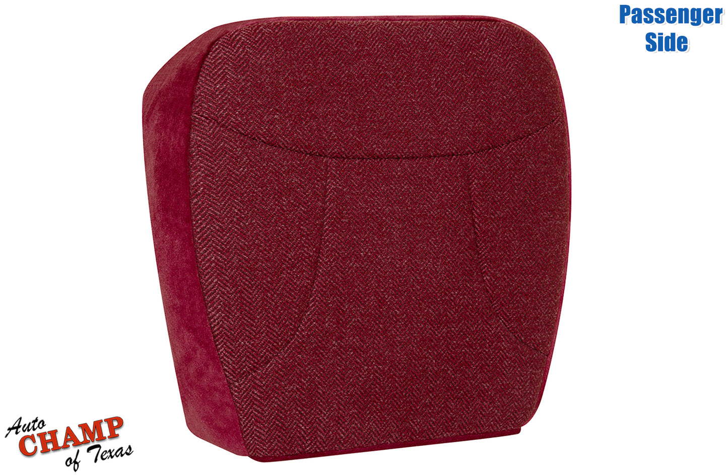 1992-1993 Ford Bronco XLT Passenger Bottom Cloth Seat Cover Scarlet Red