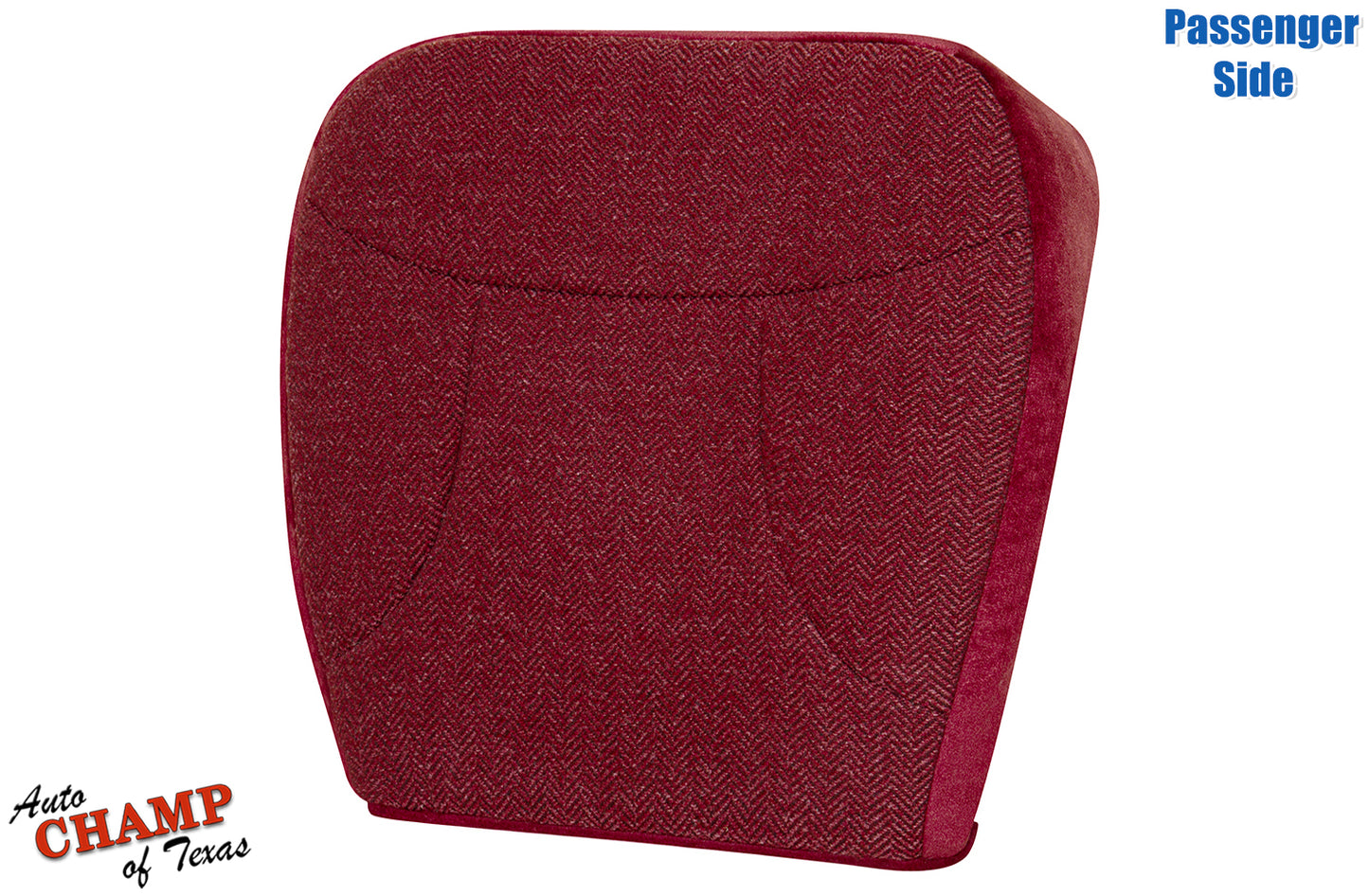 1992-1993 Ford Bronco XLT Passenger Bottom Cloth Seat Cover Scarlet Red