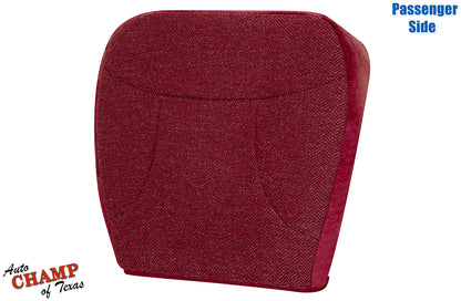 1992-1993 Ford Bronco XLT Passenger Bottom Cloth Seat Cover Scarlet Red