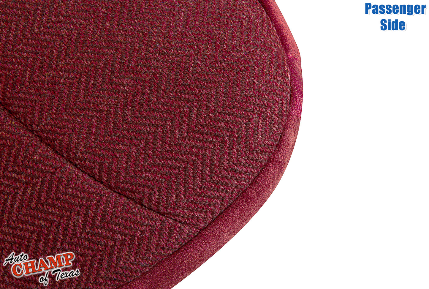 1992-1993 Ford Bronco XLT Passenger Bottom Cloth Seat Cover Scarlet Red