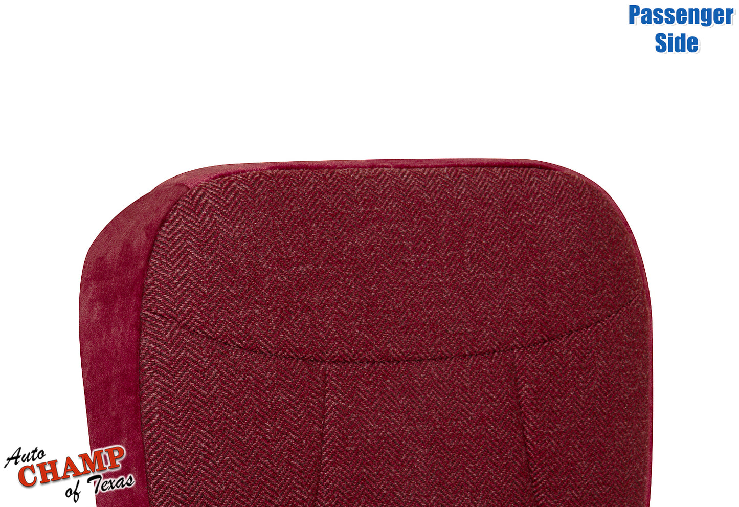 1992-1993 Ford Bronco XLT Passenger Bottom Cloth Seat Cover Scarlet Red