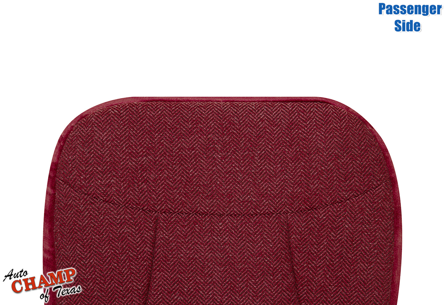 1992-1993 Ford Bronco XLT Passenger Bottom Cloth Seat Cover Scarlet Red