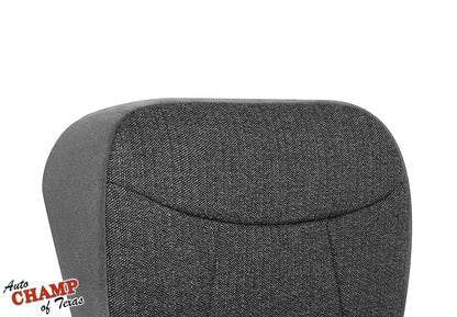 1992-1993 Ford Bronco XLT Driver Side Bottom Cloth Seat Cover Granite Gray