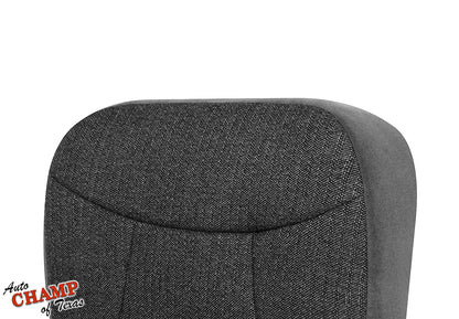 1992-1993 Ford Bronco XLT Driver Side Bottom Cloth Seat Cover Granite Gray
