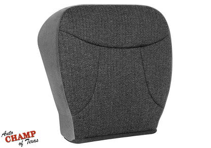 1992-1993 Ford Bronco XLT Driver Side Bottom Cloth Seat Cover Granite Gray