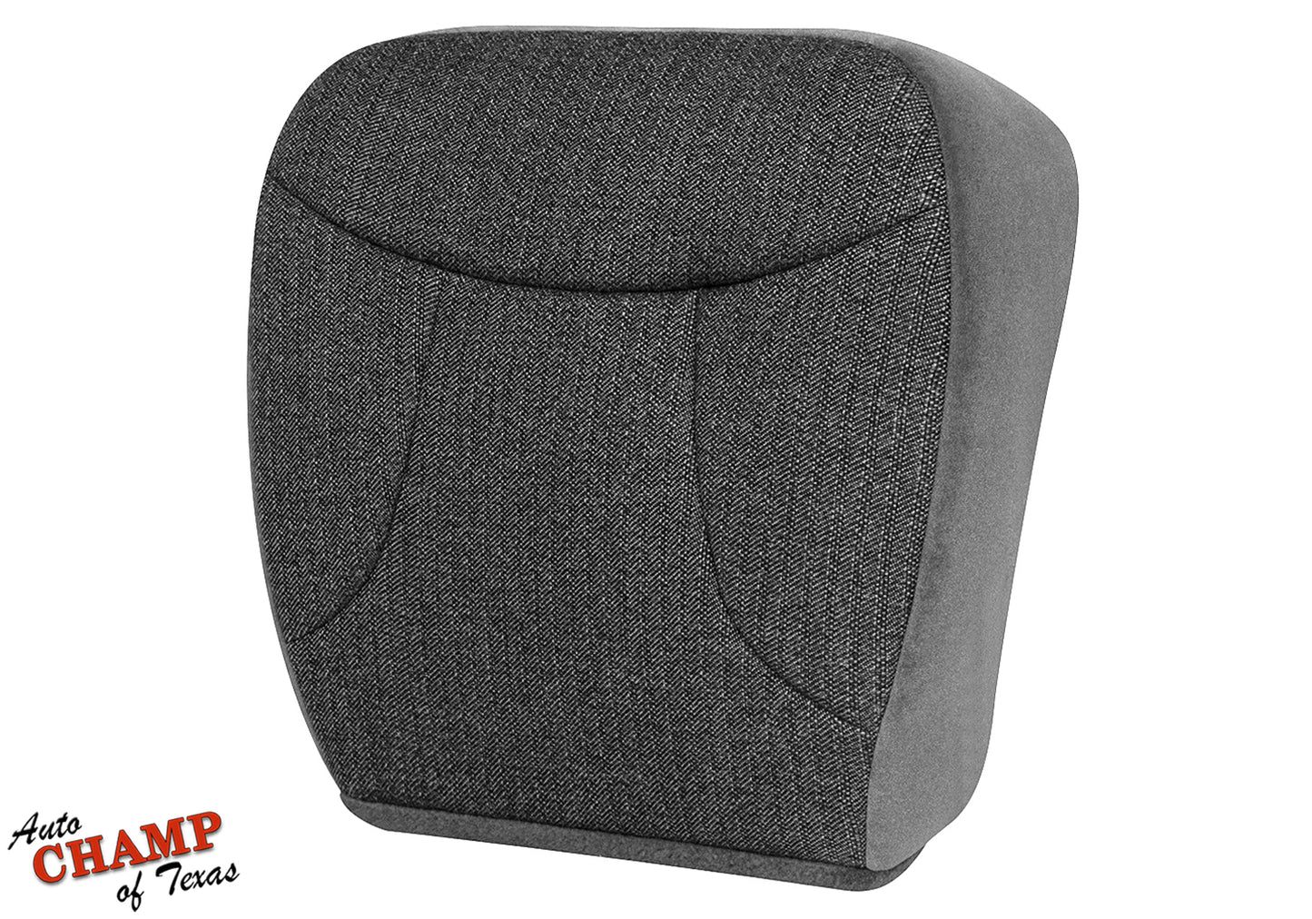 1992-1993 Ford Bronco XLT Driver Side Bottom Cloth Seat Cover Granite Gray