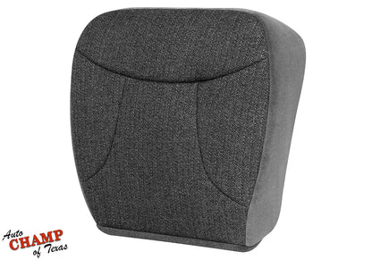 1992-1993 Ford Bronco XLT Driver Side Bottom Cloth Seat Cover Granite Gray
