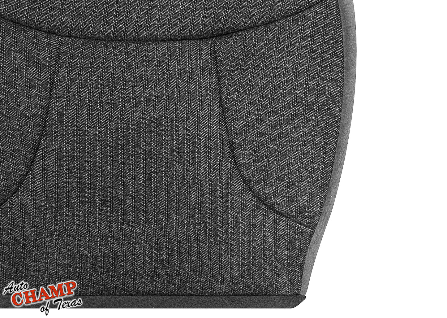 1992-1993 Ford Bronco XLT Driver Side Bottom Cloth Seat Cover Granite Gray