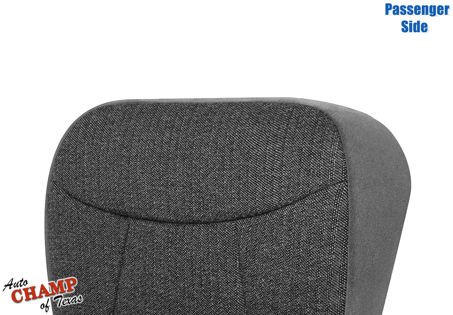 1992-1993 Ford Bronco XLT Passenger Side Bottom Cloth Seat Cover Granite Gray