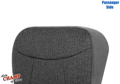 1992-1993 Ford Bronco XLT Passenger Side Bottom Cloth Seat Cover Granite Gray