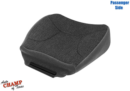 1992-1993 Ford Bronco XLT Passenger Side Bottom Cloth Seat Cover Granite Gray