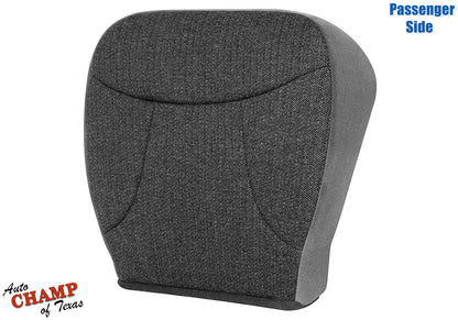 1992-1993 Ford Bronco XLT Passenger Side Bottom Cloth Seat Cover Granite Gray