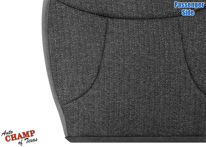 1992-1993 Ford Bronco XLT Passenger Side Bottom Cloth Seat Cover Granite Gray