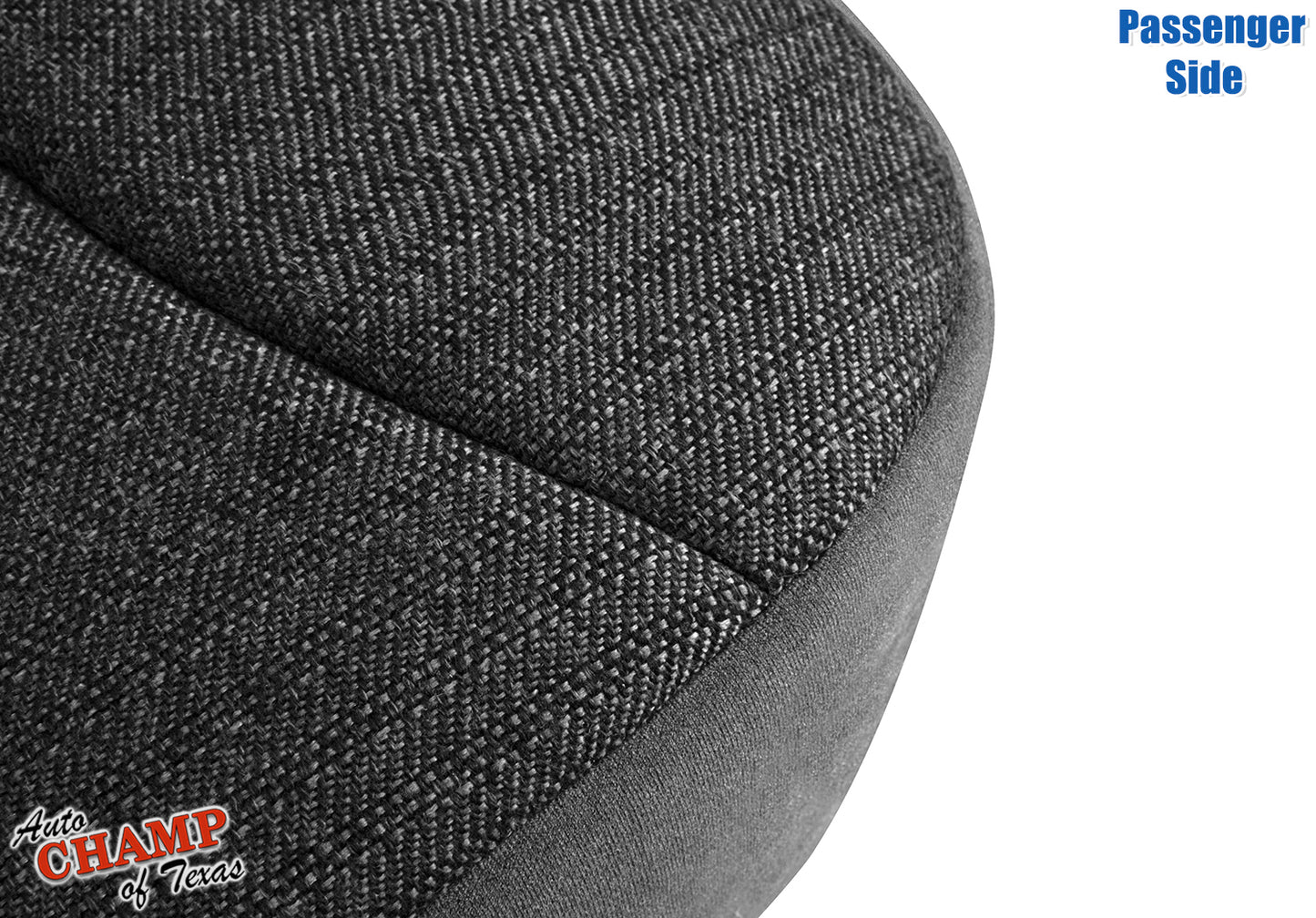 1992-1993 Ford Bronco XLT Passenger Side Bottom Cloth Seat Cover Granite Gray