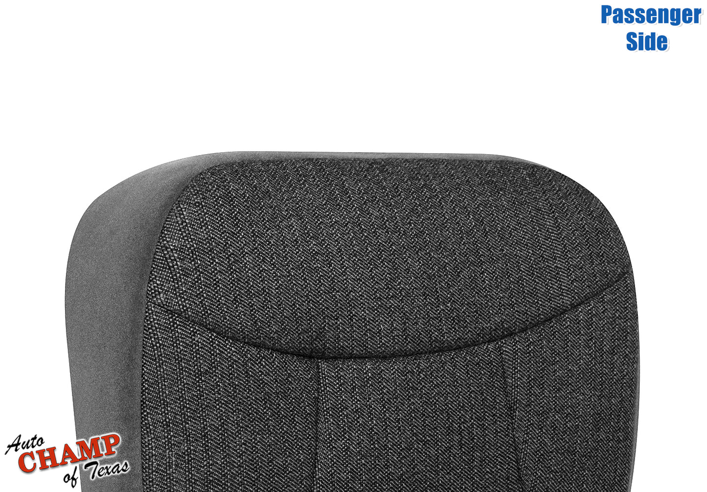 1992-1993 Ford Bronco XLT Passenger Side Bottom Cloth Seat Cover Granite Gray