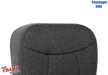 1992-1993 Ford Bronco XLT Passenger Side Bottom Cloth Seat Cover Granite Gray