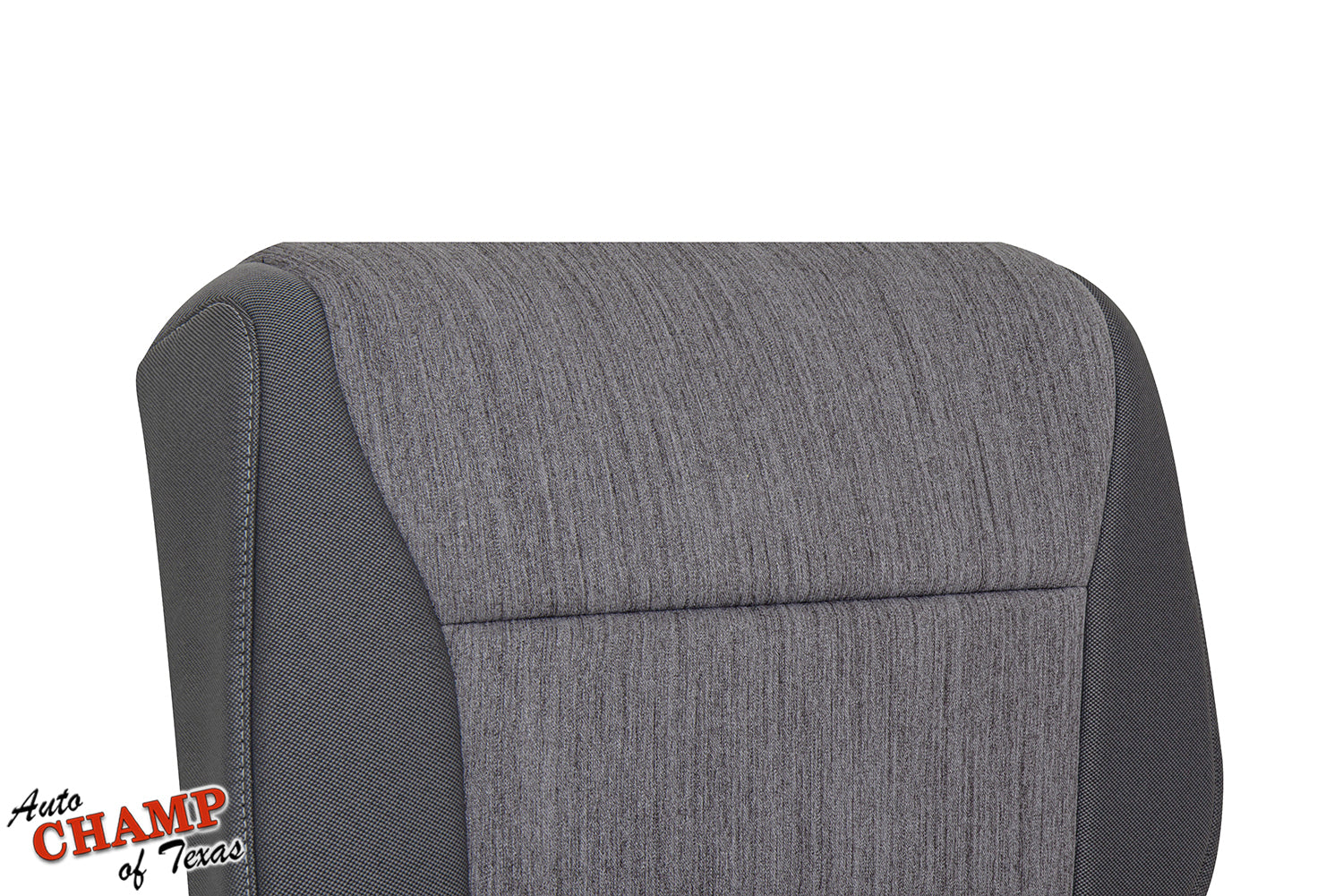 2021 2025 ford f150 xl base passenger side seat cover angled view gray cloth texture auto champ of texas