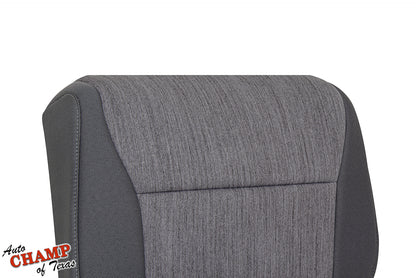 2021 2025 ford f150 xl base passenger side seat cover angled view gray cloth texture auto champ of texas