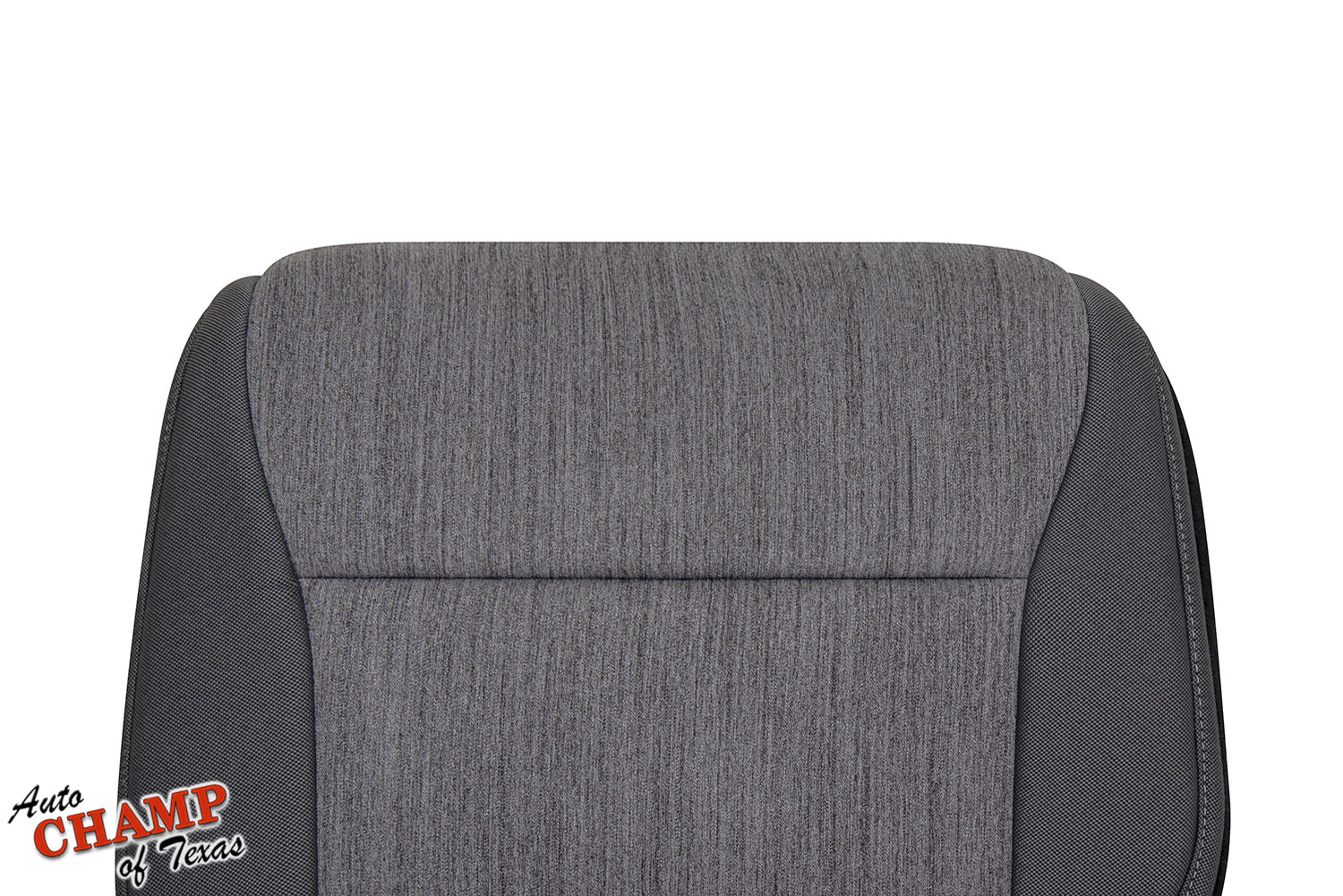 2021 2025 ford f150 xl base passenger side seat cover front view gray cloth texture auto champ of texas